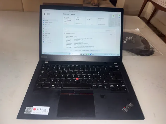 URGENTE - Notebook Lenovo ThinkPad T14 Gen 1 i5 24GB RAM SSD 256GB