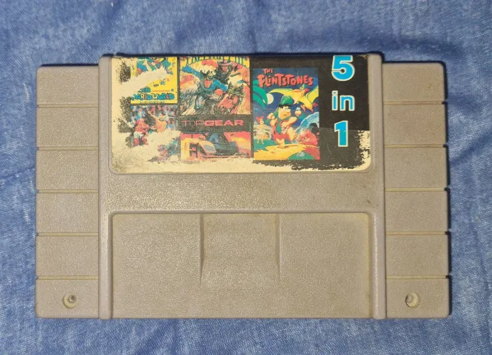 Cartucho 5x1 Snes