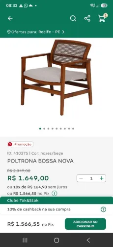 Poltrona Tok Stok