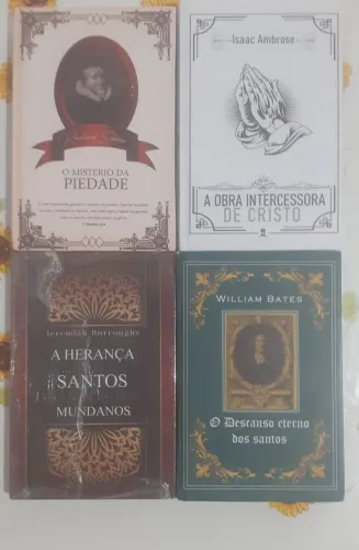 PURITANOS -1577- OBRAS RARAS- LACRADO!! NOVAS! DE COLECIONADOR!! 04 OBRAS MAGNÍFICAS!!!