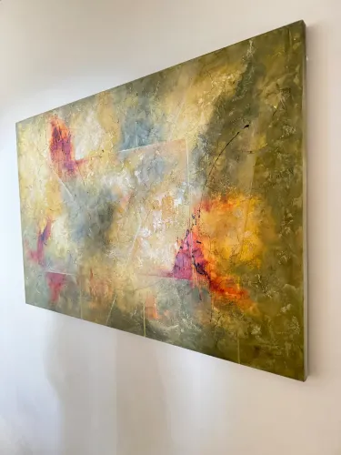 Óleo sobre tela estilo abstrato