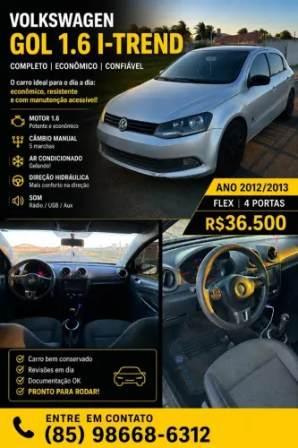 Volkswagen Gol Geração V 1.6 8V MI Total Flex Mec. 4P 2013