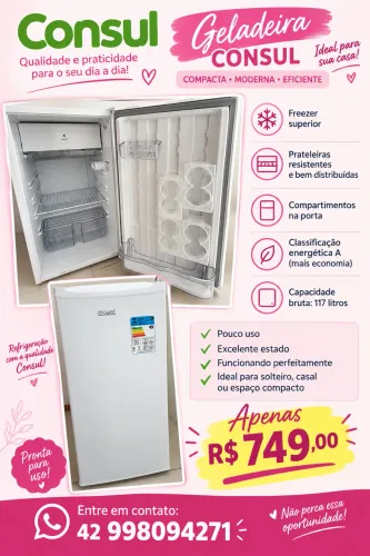 Frigobar semi novo 