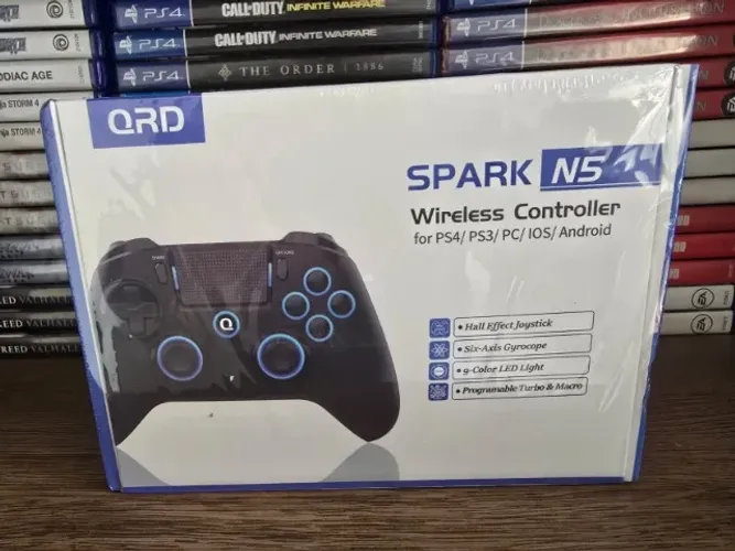 CONTROLE ORIGINAL LACRADO SPARK N5 PARA PS3 PS4 PC NOTEBOOK E SMART TV