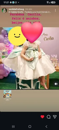Lindo vestido princesa Tiana