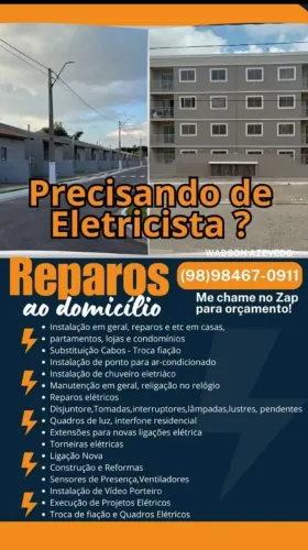 Eletricista Predial e Residencial