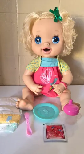 Boneca baby alive meu lindo bebê clara bella