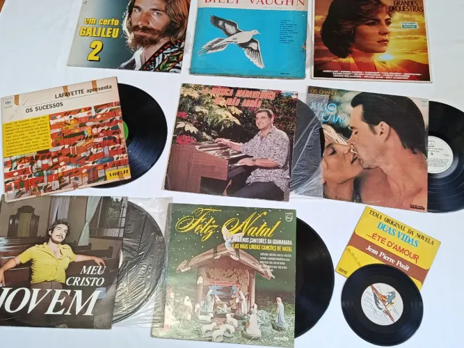 Lote de Discos Vinil Antigos 