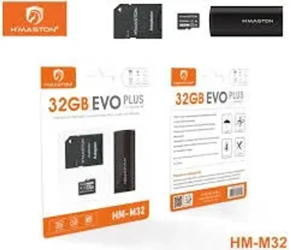 Cartão de memória 32Gb Classe 10 Com Adaptador Sd Hmaston 