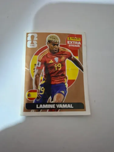 Figurinha extra de bronze do lamine Yamal