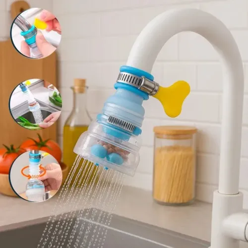 Regulador de Fluxo, Adaptador Torneira - Sanfonado - Giratório 360° - Dolce Home
