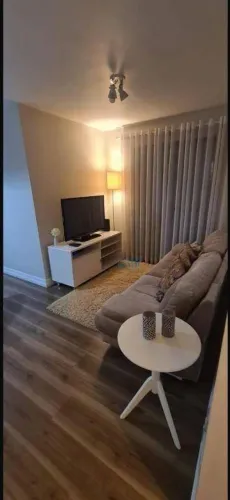 Apartamento totalmente mobiliado, enxoval completo, com 60m² e 2 dormitórios - Agende sua