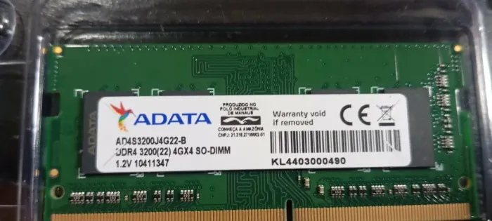 Memória Notebook Adata 4gb 3200 Ddr4