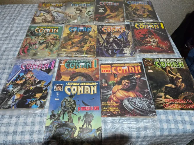 Lote Conan Espada Selvagem 13 Volumes Abril