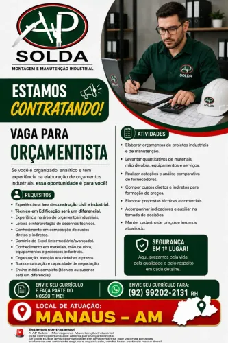 ORÇAMENTISTA 
