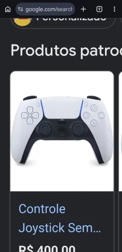 Controle ps5 branco