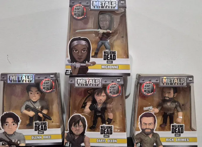 Coleção The Walking Dead Figura Metals Die Cast