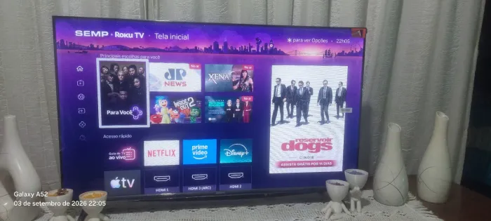 Vendo smartv Semp Roku tv 43 polegadas 