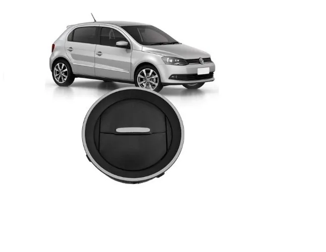 Difusor de Ar Gol G4 G5 G6 Voyage Saveiro - Aro Botao Prata valor unitário