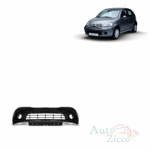 Parachoque Dianteiro Citroen C3 2004 à 2008 com Furo Milha