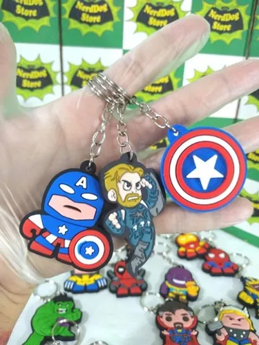 Chaveiros Capitão América - NerdDog Store Marvel Steve Rogers Captain Stark Vingadores