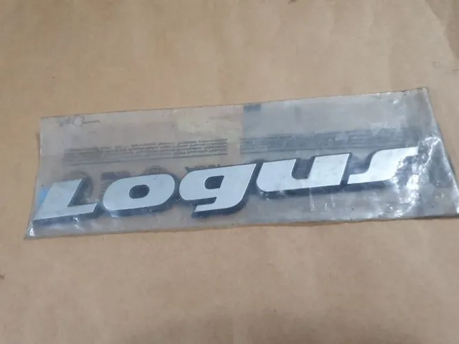 Logus emblema tampa traseira novo original 
