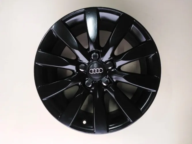 Jogo de Rodas Audi A4 5x112 17x8 47 Preto Semi Brilho Seminova JG15