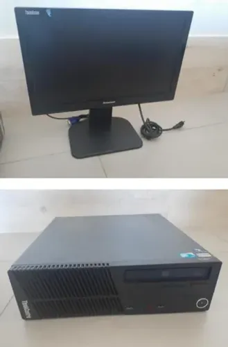 Computador: CPU e Tela 19 polegadas
