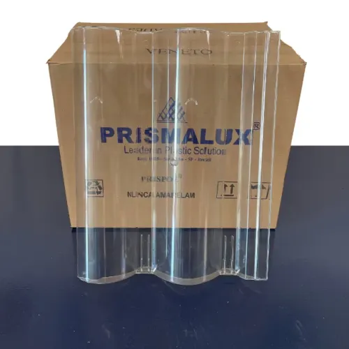 Telha Coppo Veneto transparente Pet Injetada Virgem CRISTAL 