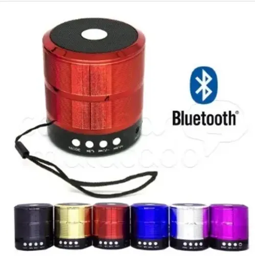 Mini Caixinha De Som Bluetooth Portátil Cartão Sd Usb P2 Rádio Fm z222
