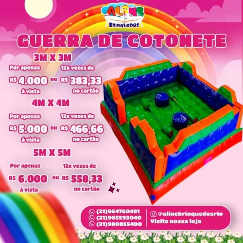 Guerra de cotonete a pronta entrega 