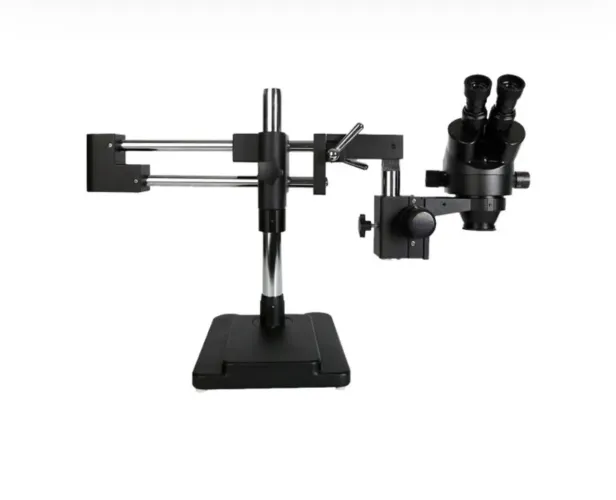Microscópio Trinocular com base articulada camera e lampada