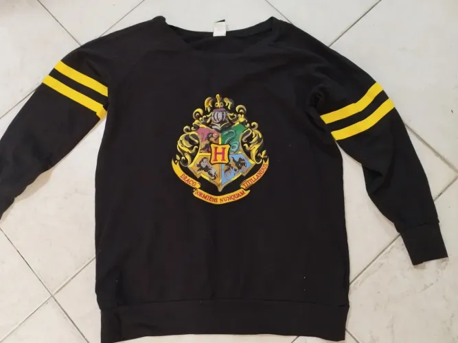 Suéter ESPORTIVO HARRY POTTER - preto - tamanho L (large)