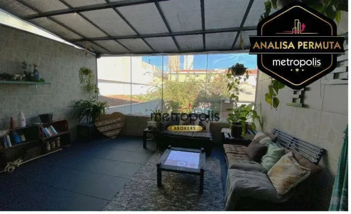 Sobrado à venda, 225 m² por R$ 1.601.000,00 - Vila Valparaíso - Santo André/SP