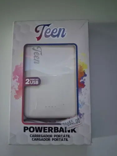 Power Bank Teen 2 Portas USB - Novo
