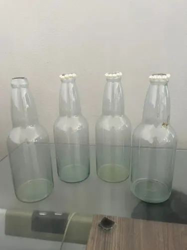 Garrafas de vidro para decoração