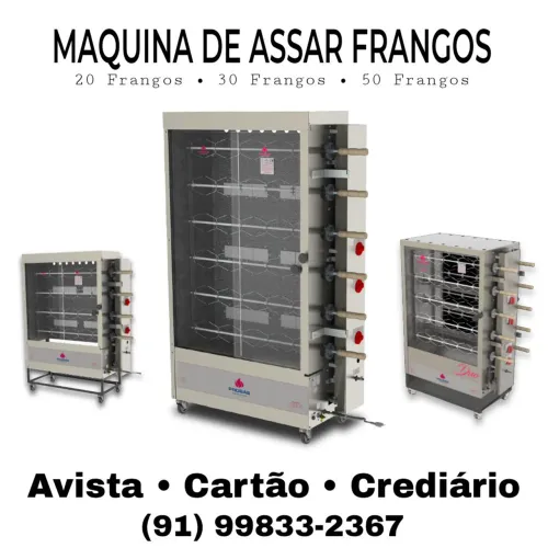 Máquina de Assar Frangos CREDIÁRIO