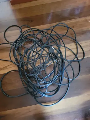 Cabo vga macho/macho - 30 metros, low voltage, 30V,  pc, monitor, projetores e etc