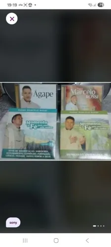Coleção católico religioso (cds e livros) Padre Marcelo