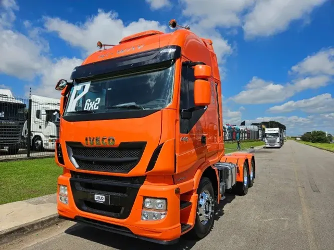 Iveco Hiway 440 6x2 Ano 17 Euro 5 Teto Alto Automático Mola Roda de alumínio B. Marítima 