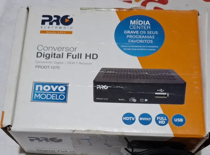 Conversor  Digital Full Hd Pro com antena