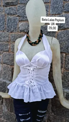 Blusa laise frente única tam M