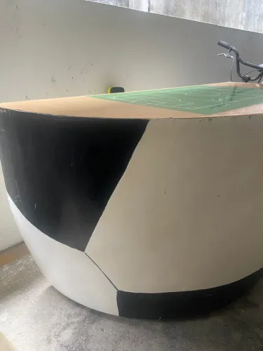 Mesa de futebol para festas 