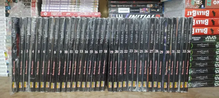 Ataque dos Titãs - Volumes 1 a 34 - Completo