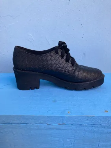 Bota Feminina Preta Cano Curto, Tam 36