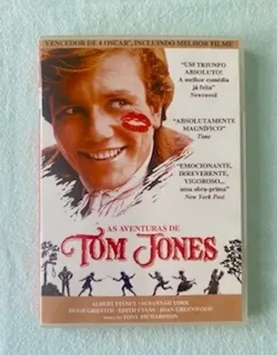 Dvd Versátil: As Aventuras de Tom Jones (Direção Tony Richardson-1963) Vencedor: 4 Oscars