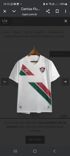 Camisa Fluminense 2024/25 II Branca Umbro