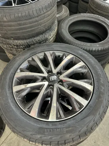 Rodas aro 18 Fiat toro+ pneus Pirelli scorpion 
