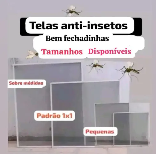 Telas Anti-Insetos bem fechadinhas 