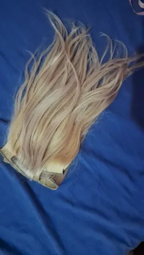 Mega Hair Cabelo Humano Loiro Claro